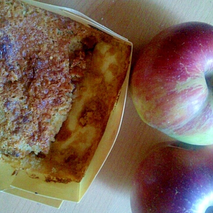 フランスの台所から～りんごのクランブルケーキ